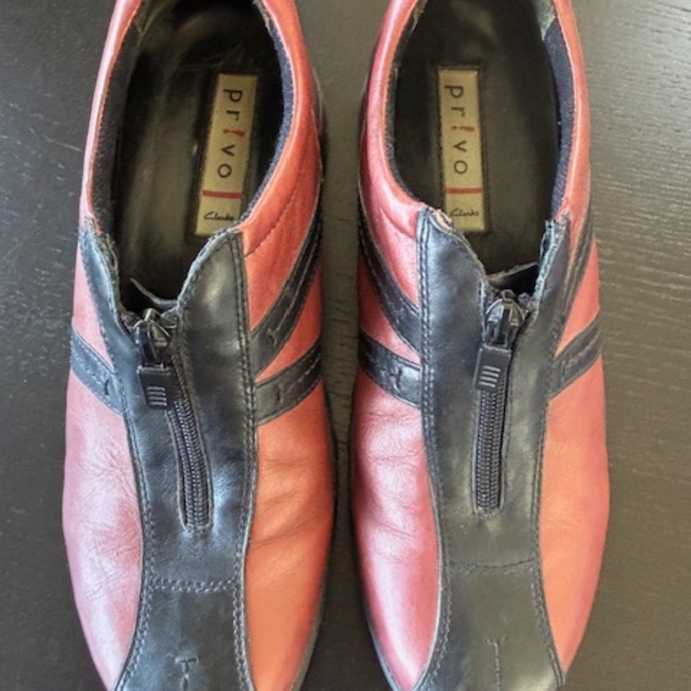 Privo women's smart business shoes, leather, size 8